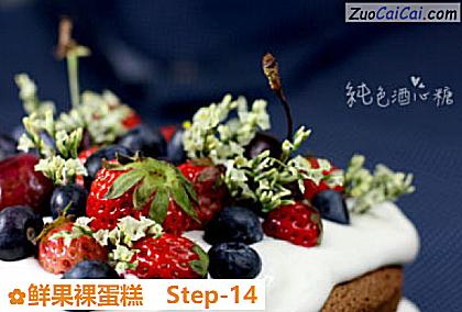 鲜果裸蛋糕做法第十四步骤