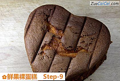 鲜果裸蛋糕做法第九步骤