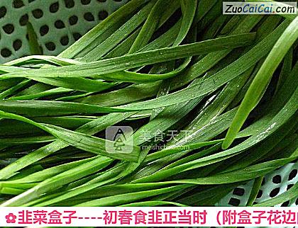 韭菜盒子做法第四步骤