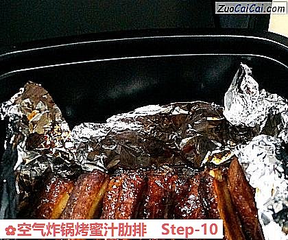 空气炸锅烤蜜汁肋排做法第十步骤