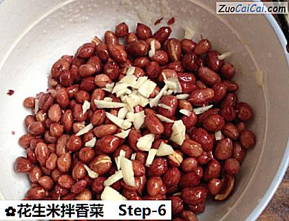 花生米拌香菜做法第六步骤