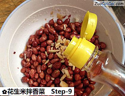 花生米拌香菜做法第九步骤