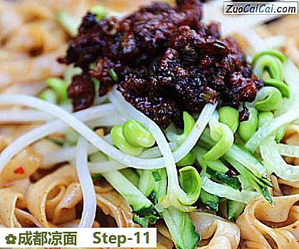 成都凉面做法第十一步骤