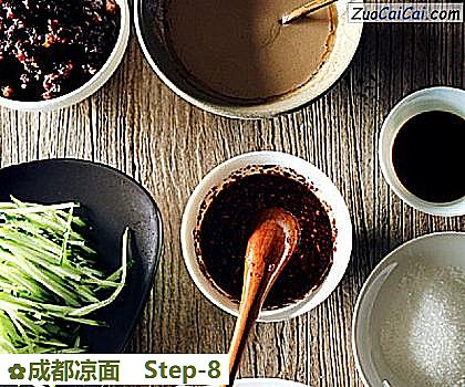 成都凉面做法第八步骤