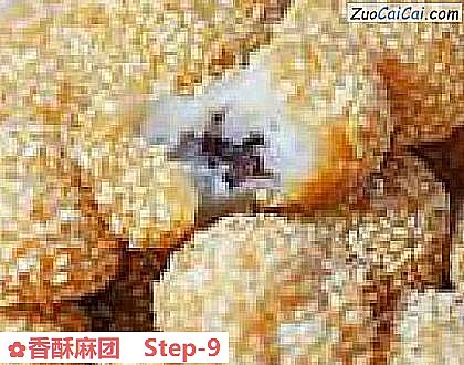 香酥麻团做法第九步骤