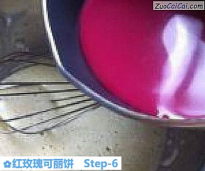 红玫瑰可丽饼做法第六步骤