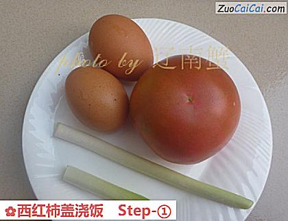 西红柿盖浇饭做法第一步骤