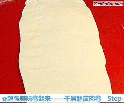 超强美味卷起来-千层酥皮肉卷做法第六步骤