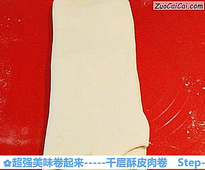 超强美味卷起来-千层酥皮肉卷做法第八步骤
