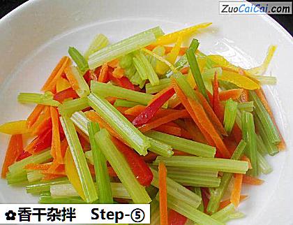 香干杂拌做法第五步骤