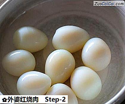外婆红烧肉做法第二步骤