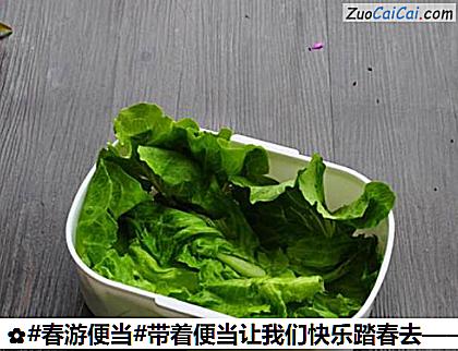 带着便当让我们快乐踏春去——小狮子便当做法第十六步骤