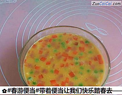 带着便当让我们快乐踏春去——小狮子便当做法第五步骤