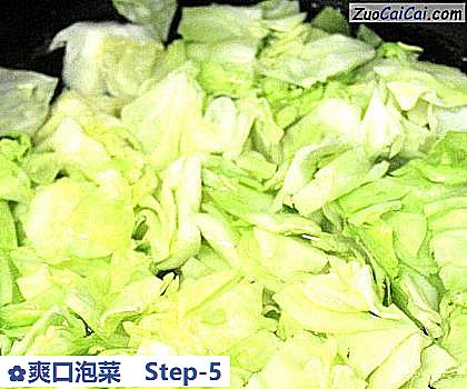爽口泡菜做法第五步骤