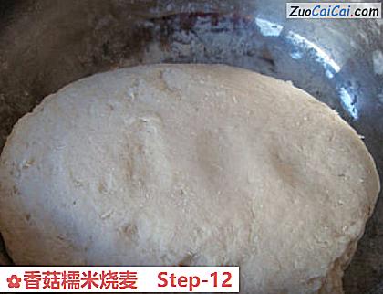 香菇糯米烧麦做法第十二步骤