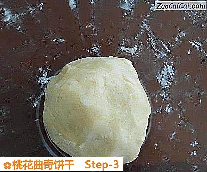 桃花曲奇饼干做法第三步骤