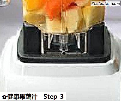 健康果蔬汁做法第三步骤