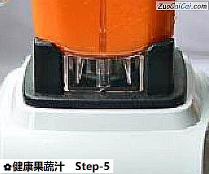 健康果蔬汁做法第五步骤