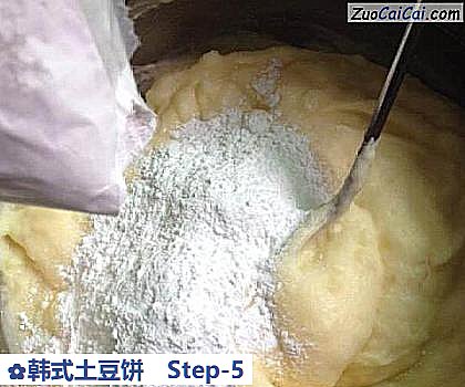 韩式土豆饼做法第五步骤