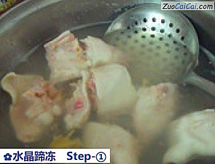 水晶蹄冻做法第一步骤