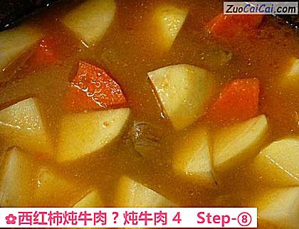西红柿炖牛肉?炖牛肉4做法第八步骤