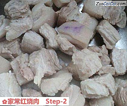 家常红烧肉做法第二步骤