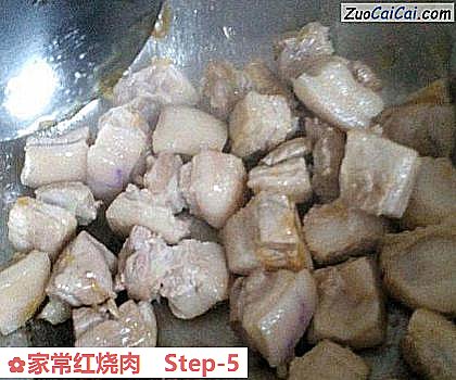 家常红烧肉做法第五步骤