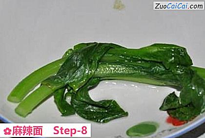 麻辣面做法第八步骤