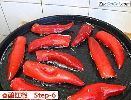 酿红椒做法第六步骤