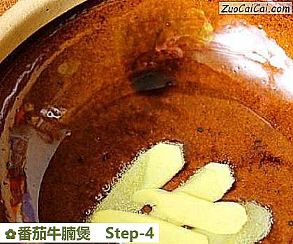 番茄牛腩煲做法第四步骤