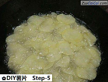 DIY薯片做法第五步骤