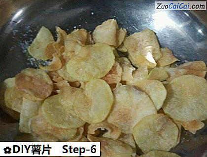 DIY薯片做法第六步骤