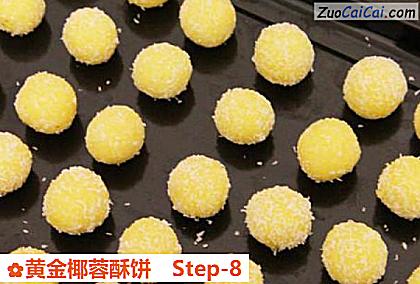 黄金椰蓉酥饼做法第八步骤