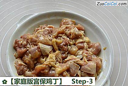 家庭版宫保鸡丁做法第三步骤