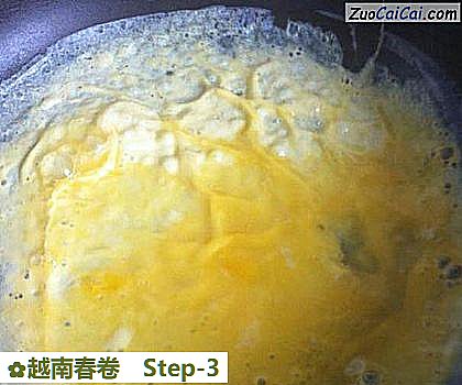 越南春卷做法第三步骤