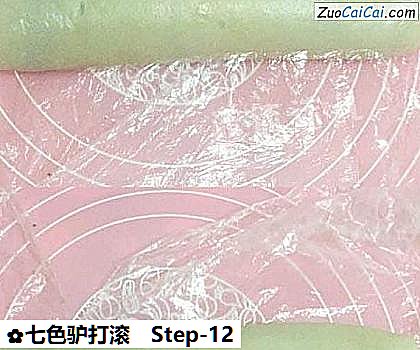 七色驴打滚做法第十二步骤