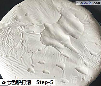 七色驴打滚做法第五步骤