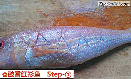 豉香红衫鱼做法第一步骤