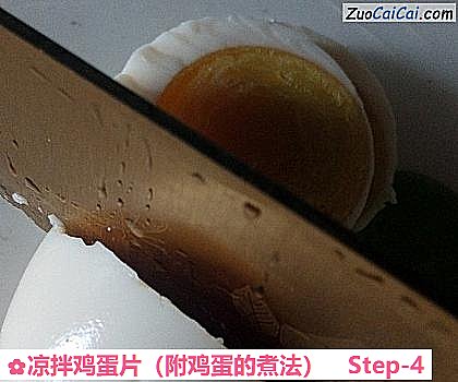 凉拌鸡蛋片做法第四步骤