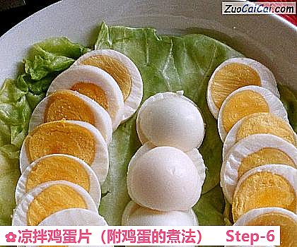 凉拌鸡蛋片做法第六步骤