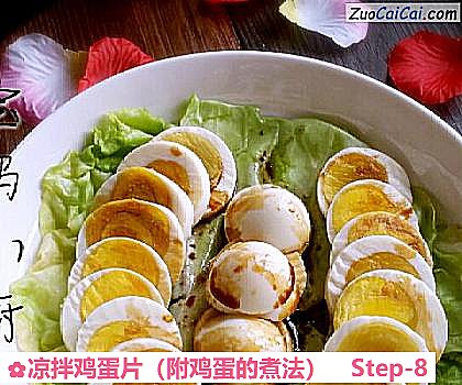 凉拌鸡蛋片做法第八步骤