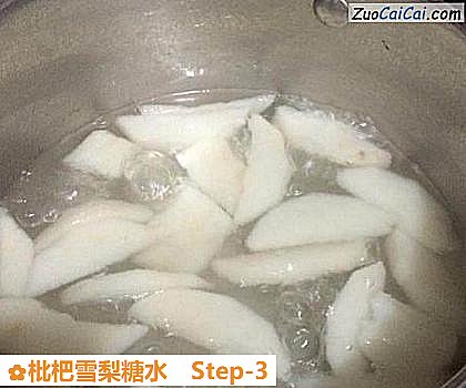 枇杷雪梨糖水做法第三步骤