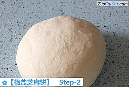 椒盐芝麻饼做法第二步骤