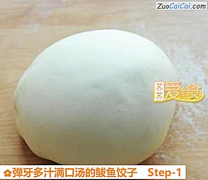 弹牙多汁满口汤的鲅鱼饺子做法第一步骤