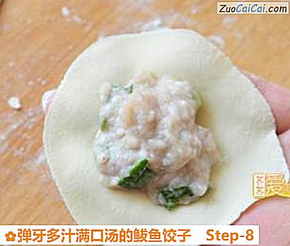 弹牙多汁满口汤的鲅鱼饺子做法第八步骤