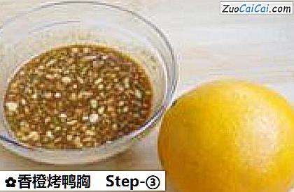 香橙烤鸭胸做法第三步骤