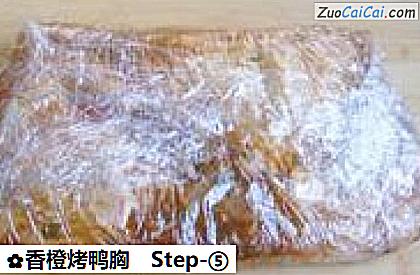 香橙烤鸭胸做法第五步骤