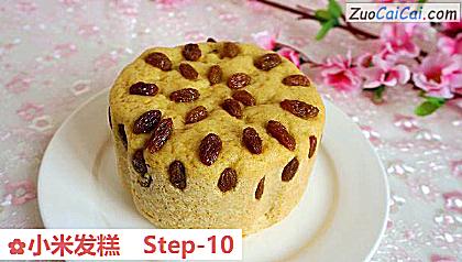 小米发糕做法第十步骤