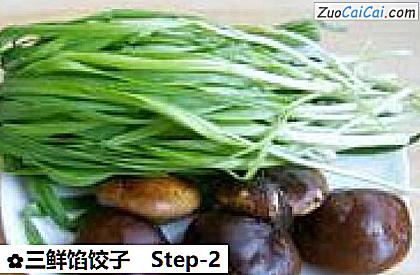 三鲜馅饺子做法第二步骤