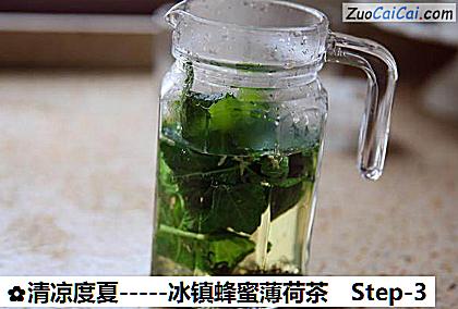 -冰镇蜂蜜薄荷茶做法第三步骤
